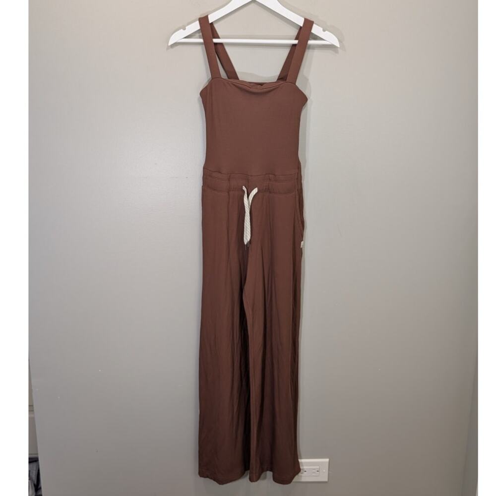 Vuori Mudra Pose Jumpsuit Wide Leg Athleisure Hiking Camping Outdoor Size XS
